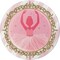 Party Central Twinkle Toes Ballerina Disposable Party Dinner Plates - 8.75" - Club Pack of 96